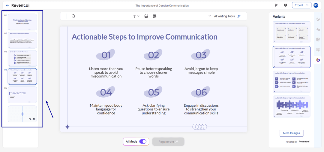 Generate Smart Slides