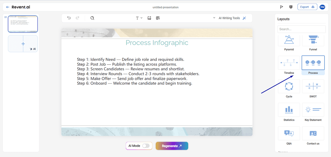 Select Process Format