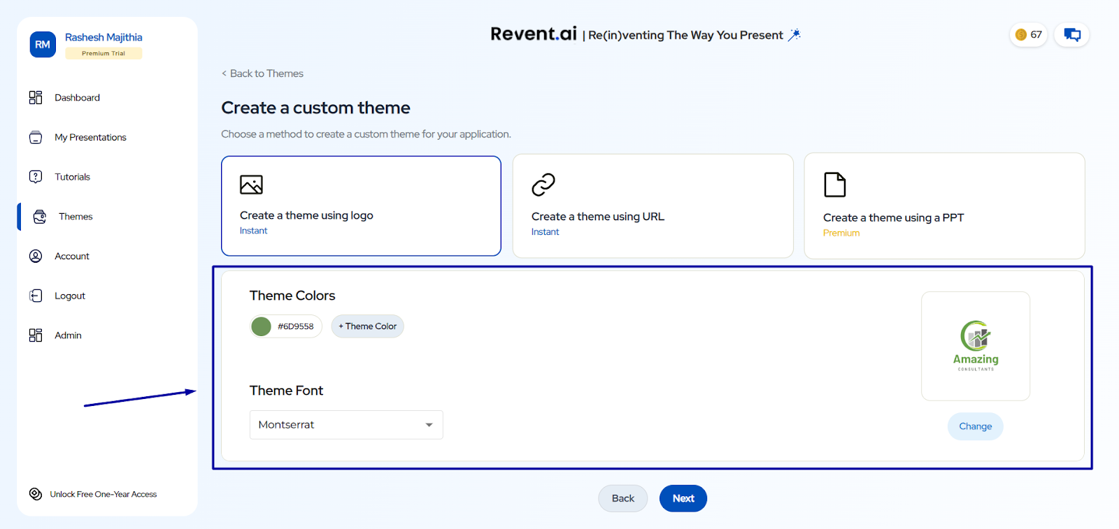 Set Brand Colors and Fonts