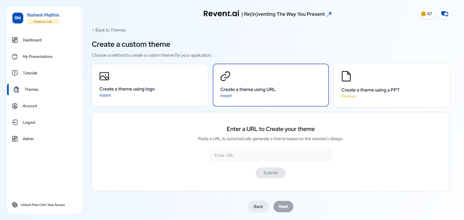 Paste Your Website URL